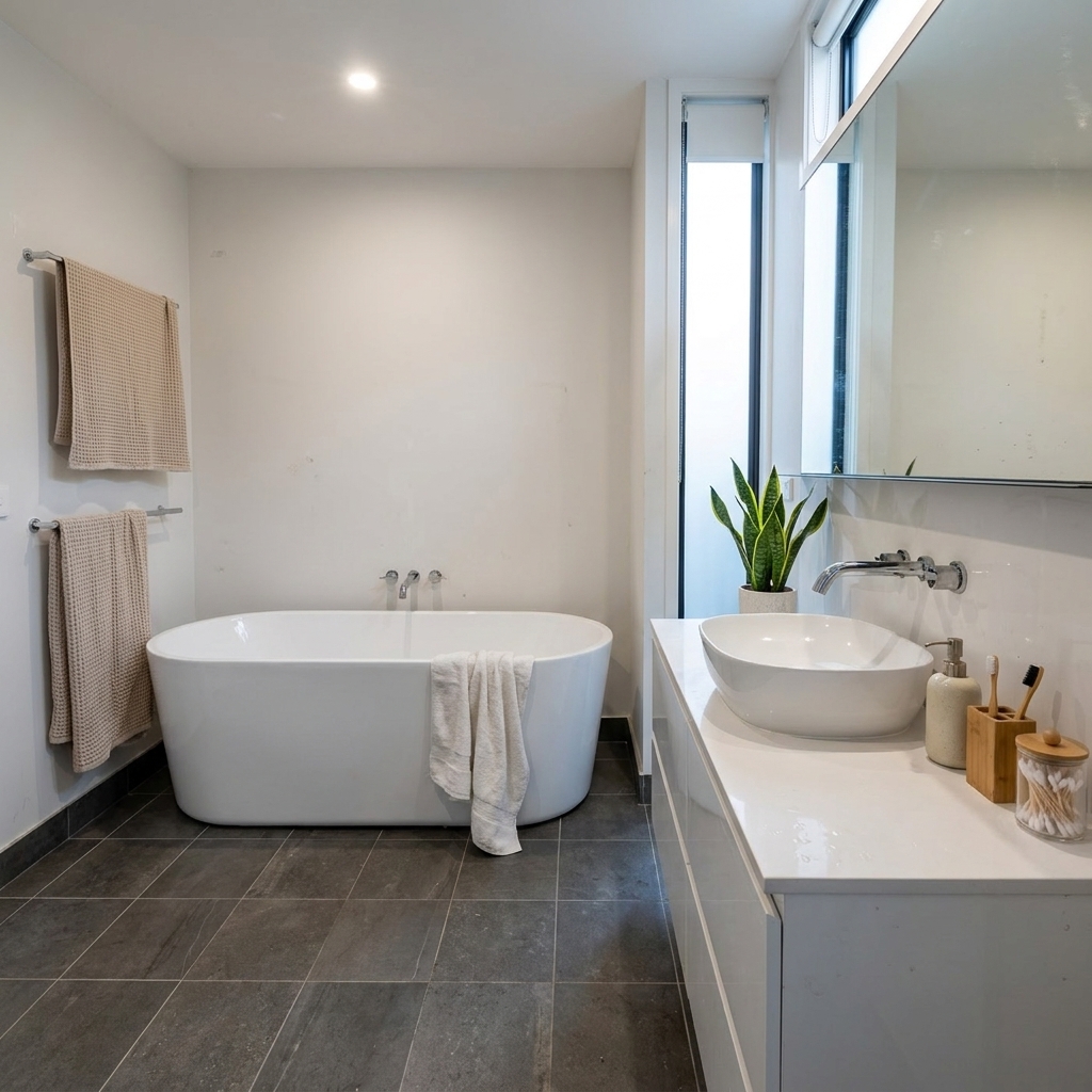 Bathroom before painting
