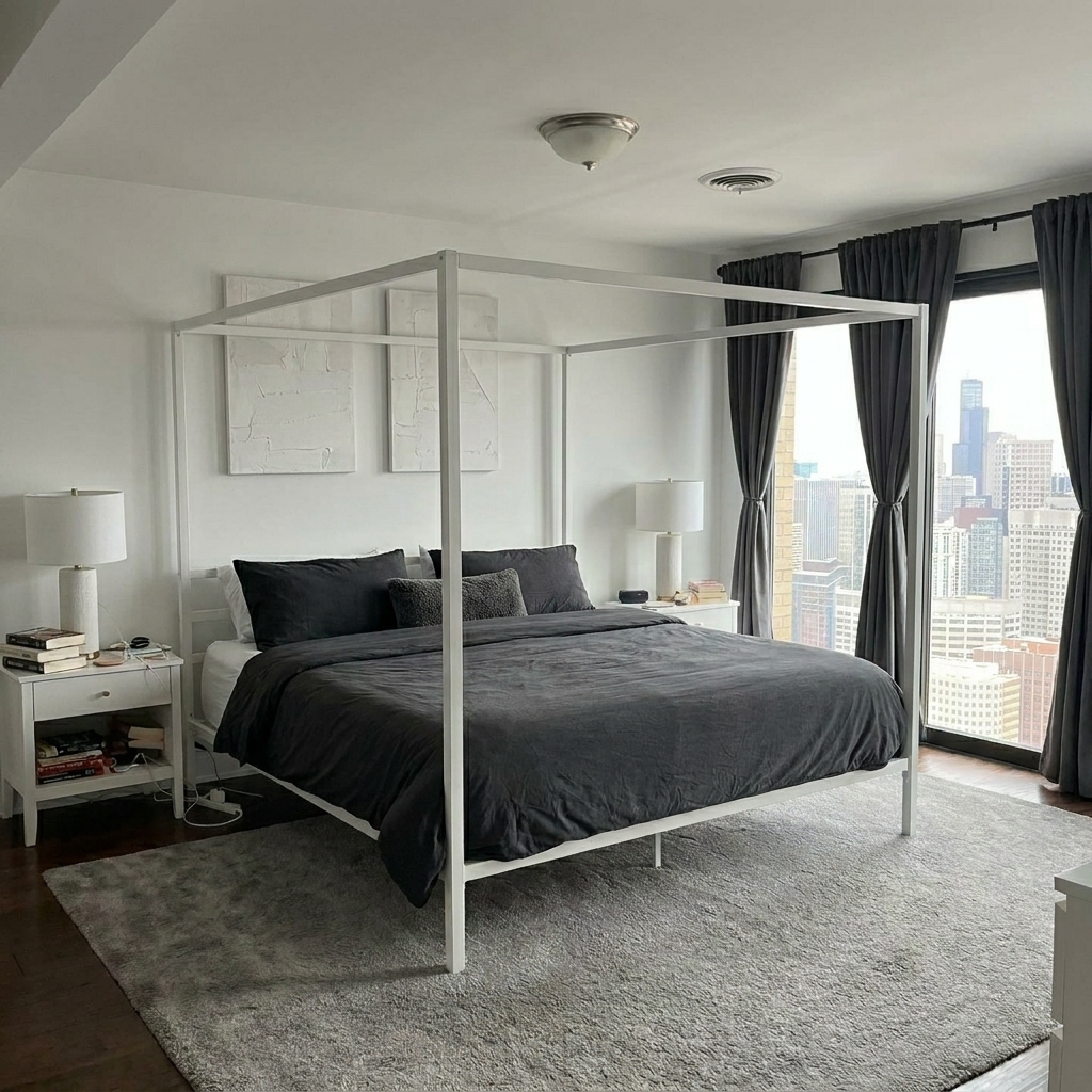 Bedroom before painting