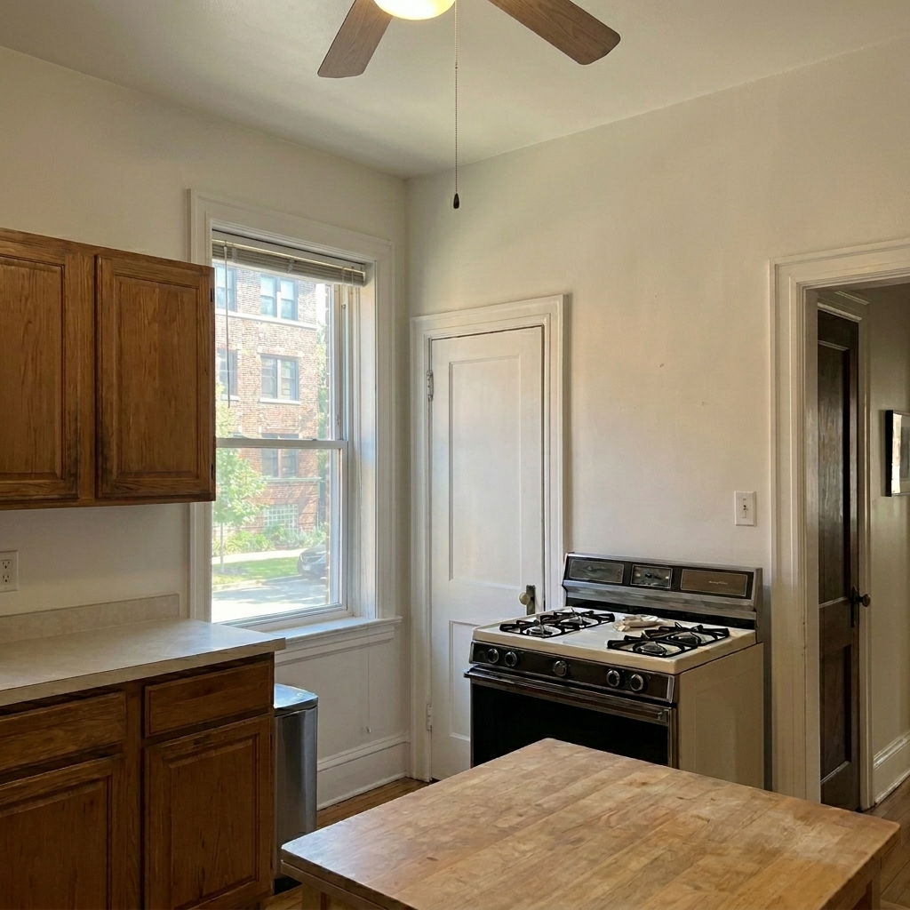 Kitchen after painting