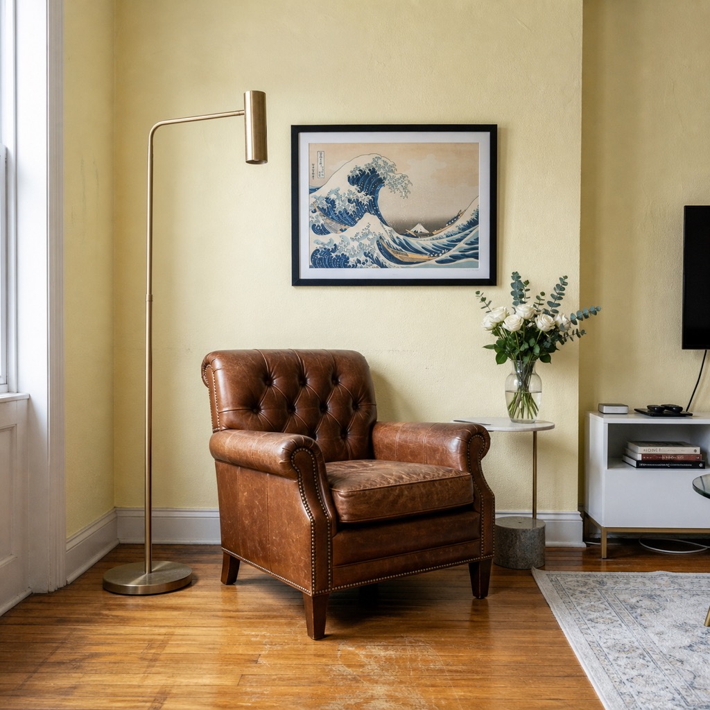 Living room after painting