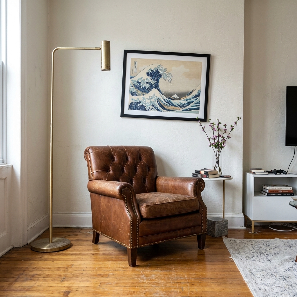 Living room before painting